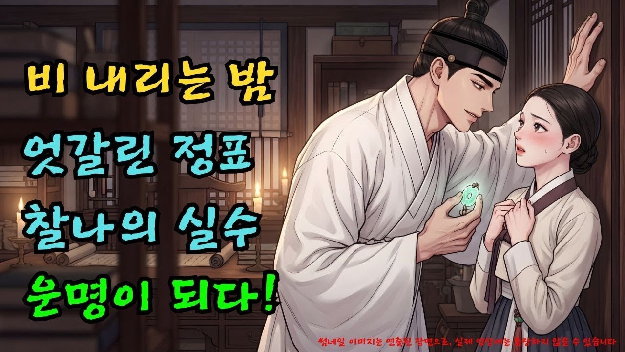 비가 이어준 뒤바뀐 정표, 그날의 선택이 부른 운명의 반전 |야담·민담·전설·설화·옛날이야기·야사·오디오북