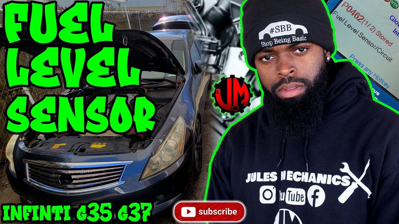 How to replace fuel level sensor infiniti g35 g37 P0462