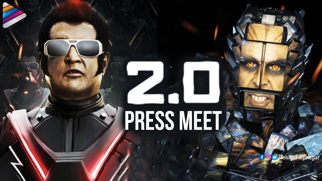 2.0 Movie Press Meet | Rajinikanth | Akshay Kumar | AR Rahman | 2 Point 0 | Telugu FilmNagar