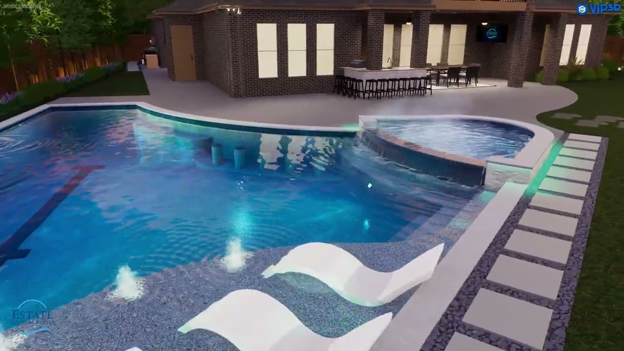 The Mozey Residence - Estate Custom Pools