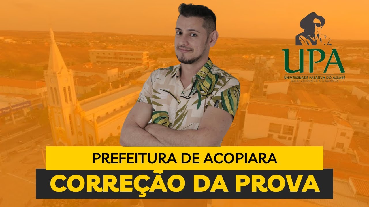 Concurso de Acopiara - Correção da prova de Português - 05/02/23