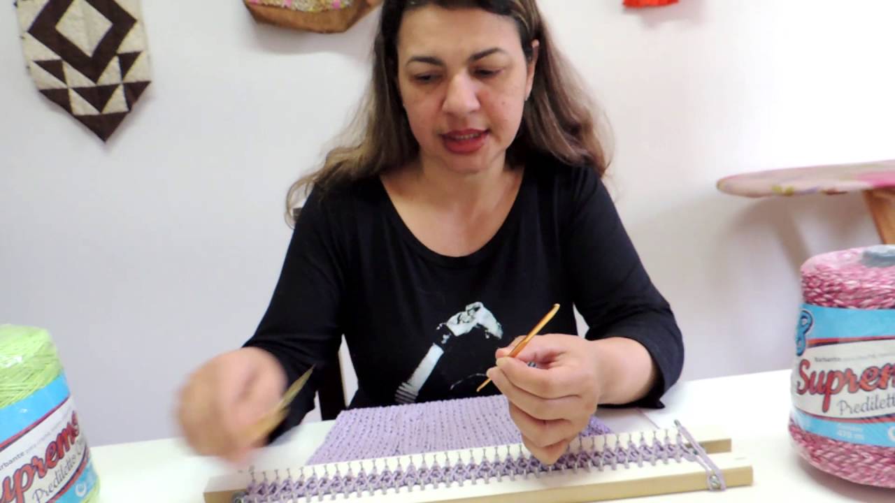 Tapete com Trança no Tear 3