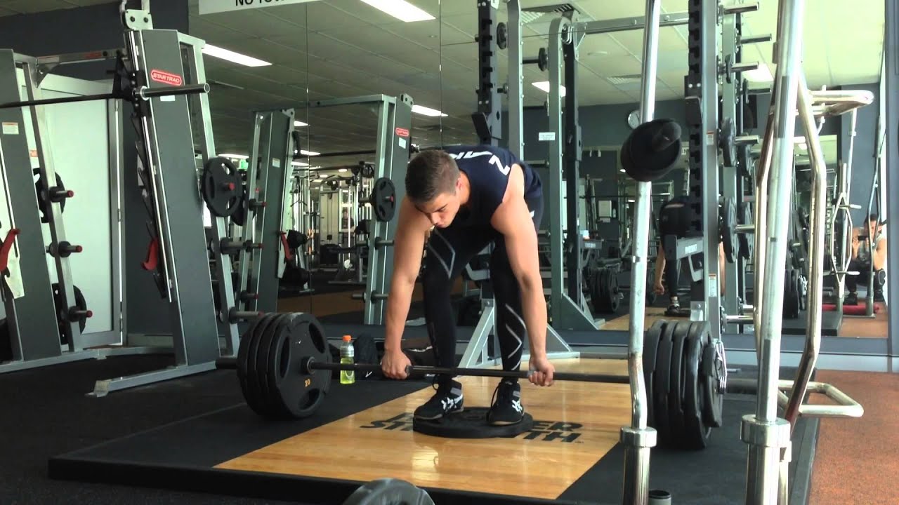 420lb Deadlift PR 2 inch defecit | Kicked out Gym