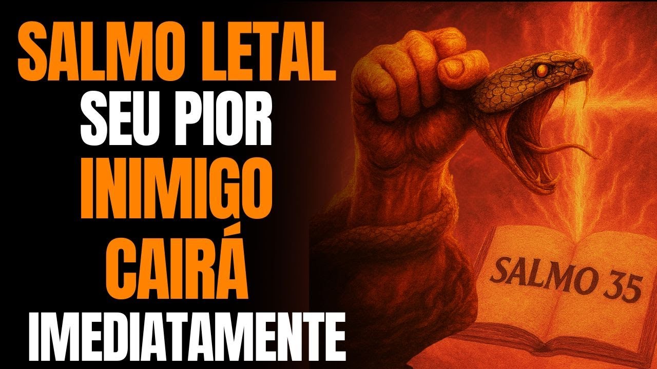 SALMO 35 — O MARTELO DE DEUS PARA DEVOLVER BRUXARIAS E ATAQUES DO MAL MULTIPLICADOS 7X AO REMETENTE