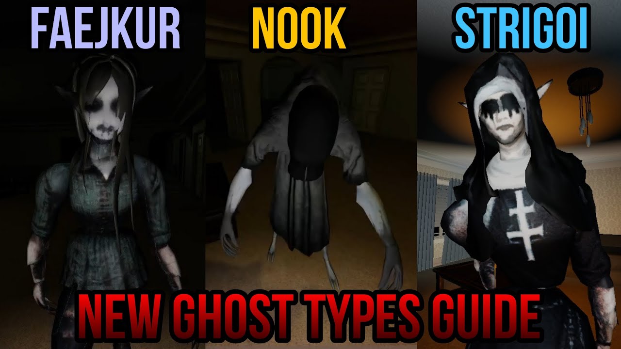 Roblox Blair - A Complete Guide to 3 New Ghost Types! #roblox