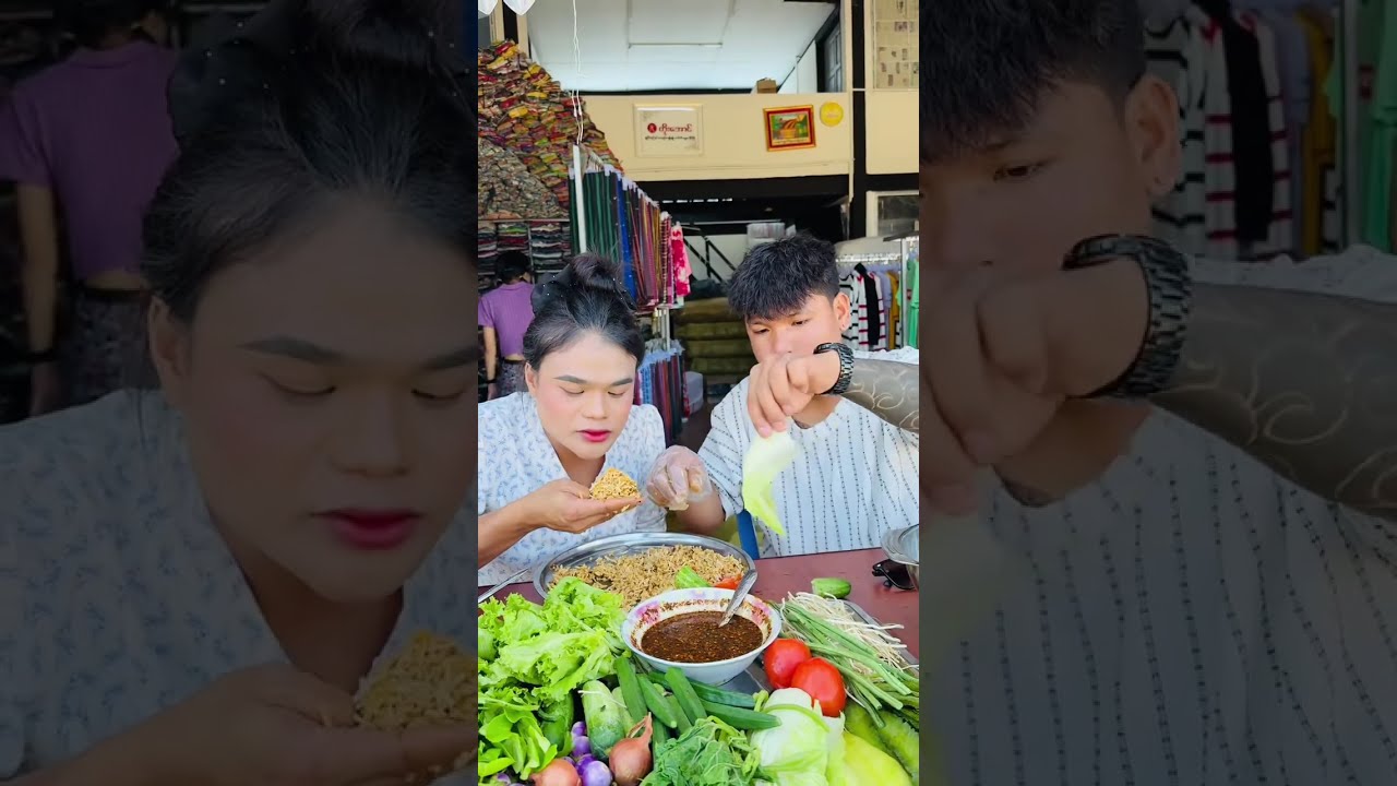 လွမ်းနေတာဟုတ် ချစ်ချစ်နဲ့ထမင်းမစားပြတာ ကြာပြီးမလို ခုစားပြပြီးနော် စားကြပါအုံး