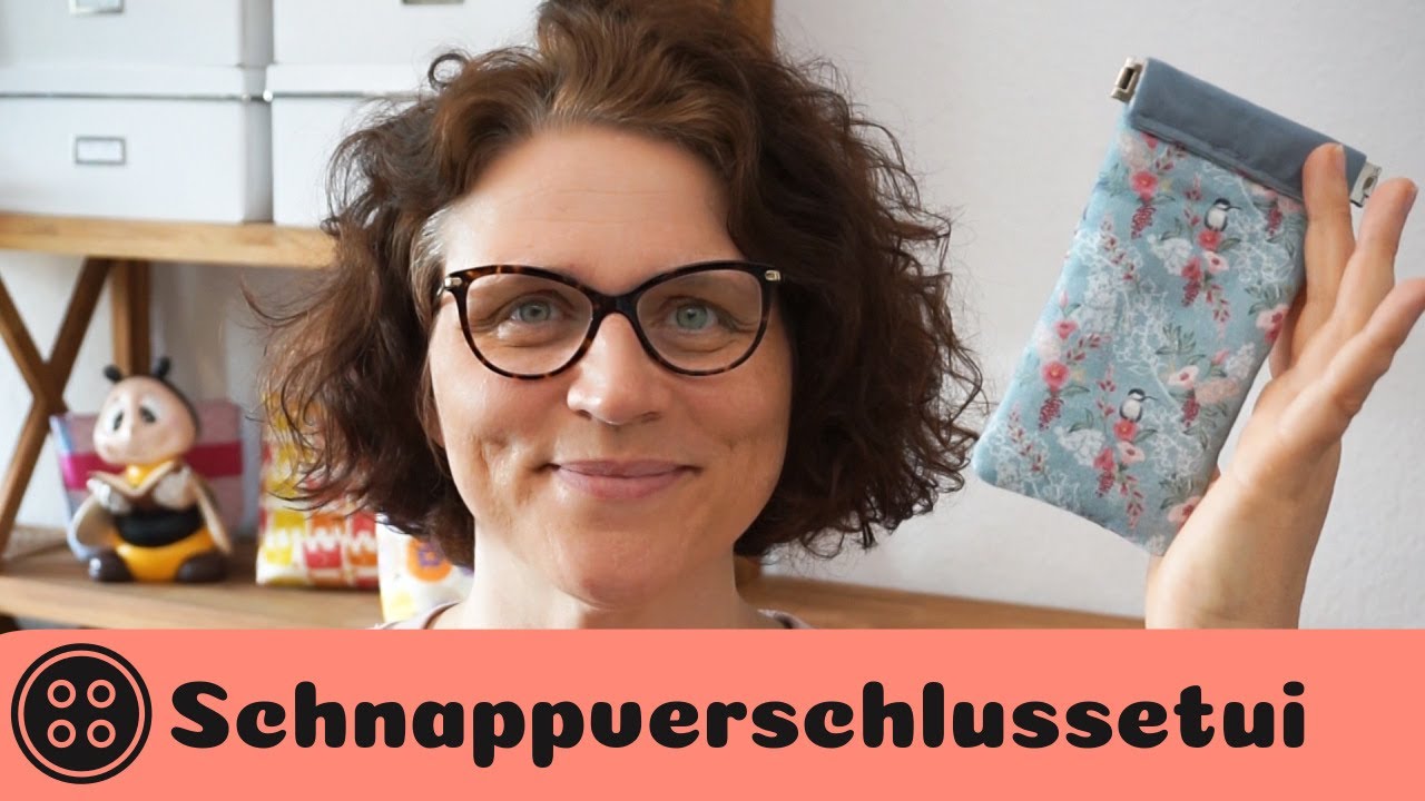 Schnappverschlussmäppchen nähen / Mini Snap Bag / kostenloses Schnittmuster