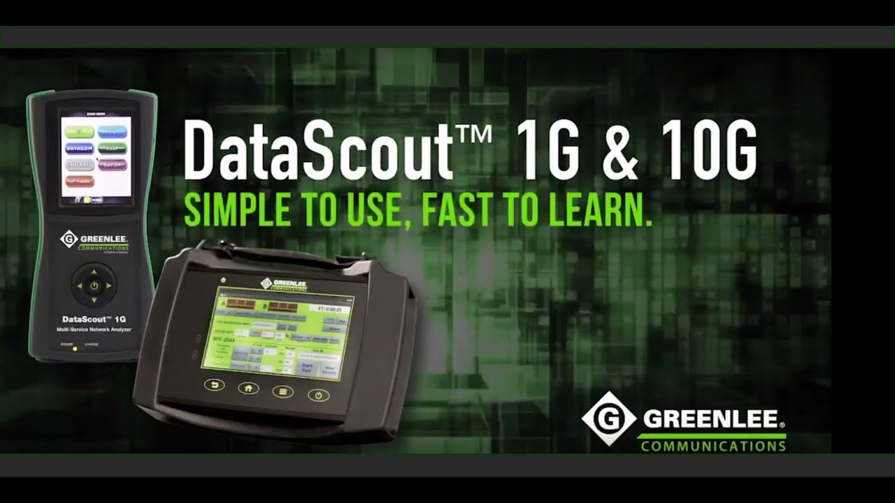 Обзор сетевых анализаторов Greenlee DataScout 1G и 10G