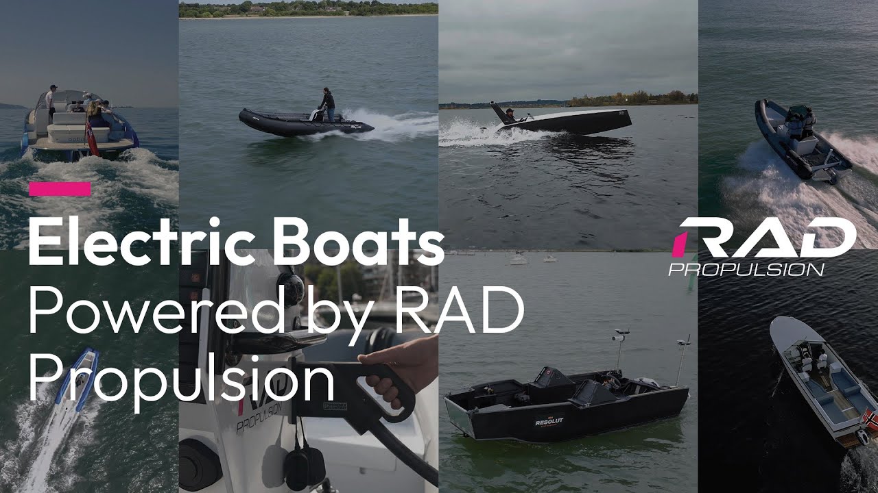 100% Electric Boats Powered By RAD Propulsion