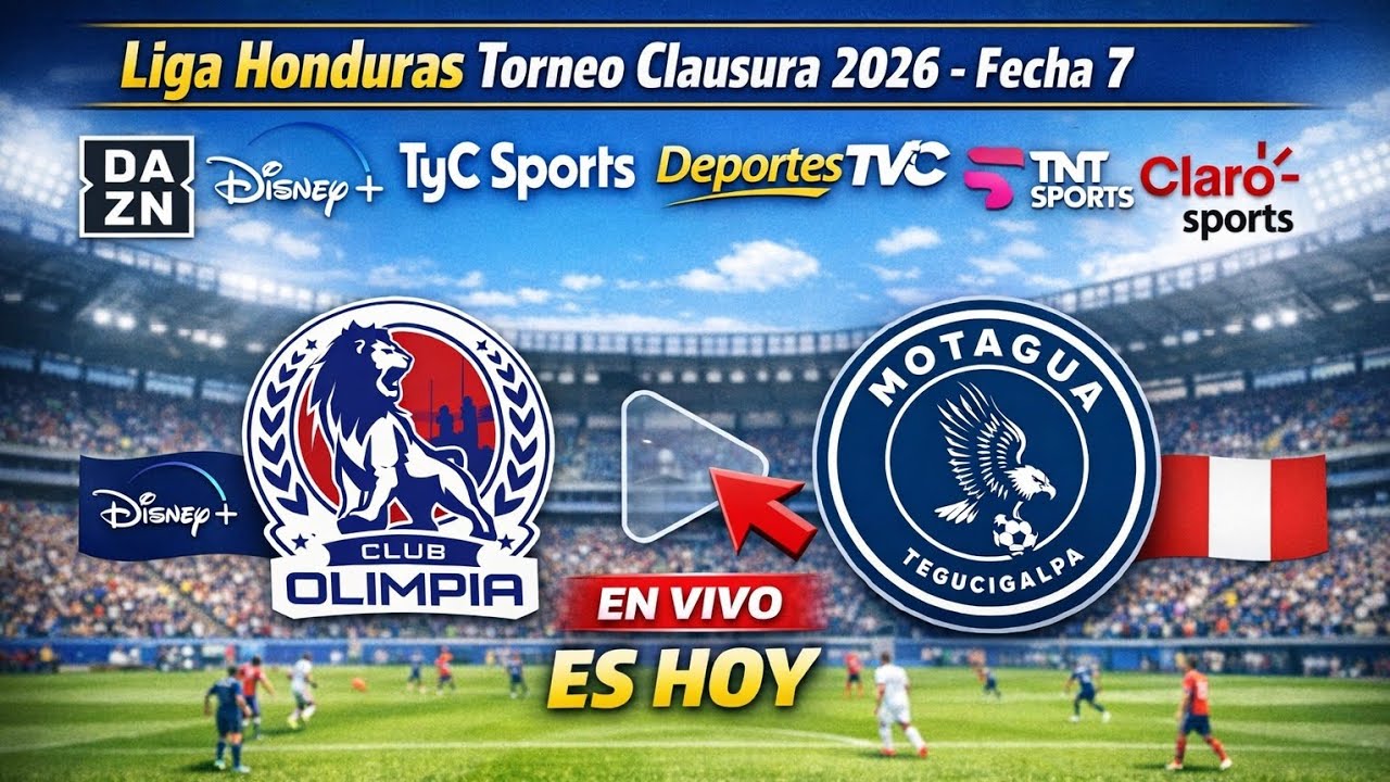 Motagua vs. Olimpia en vivo, dónde ver y a qué hora juega, | Liga de Honduras Clausura 2026, Fecha 7