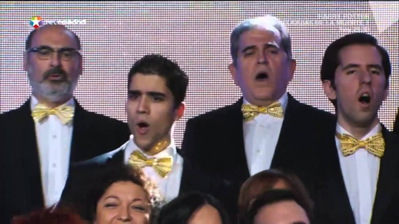 El tamborilero, Coral Santiago Apostol en Telemadrid 25 dic 2015