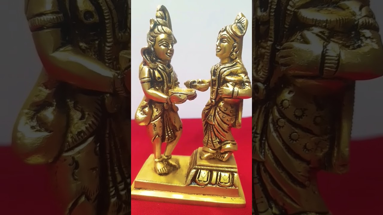 Spiritual significance of Brass Shivanparvathi statue is explored, revealing its profound symbolism