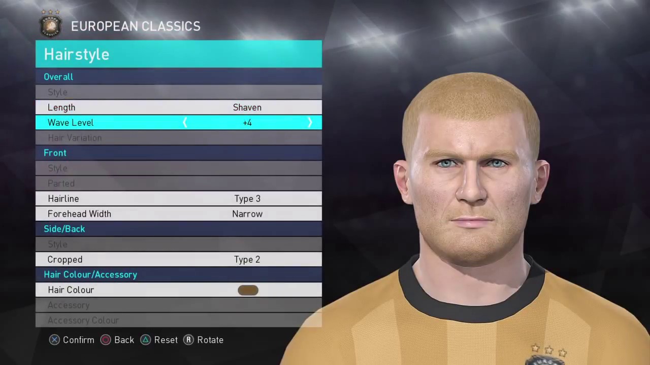 [PES 2018] Paul Scholes Face - Create (Build) Face for Scholes