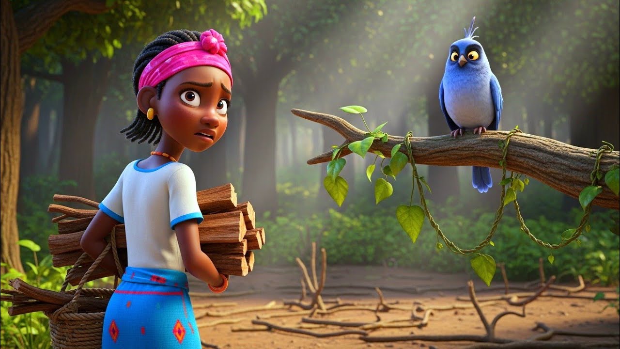 The Orphan Girl & the Talking Strange Bird Who Changed Her Destiny | African Folktale