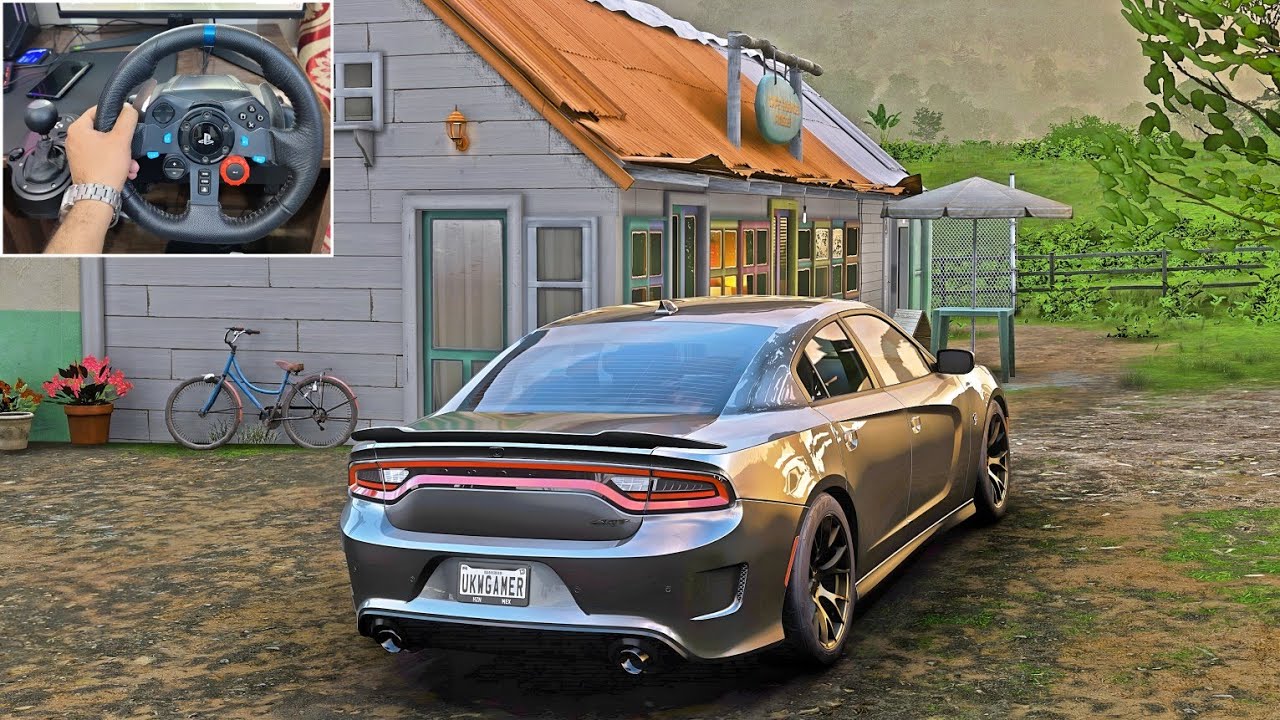 Dodge Charger SRT Hellcat - Forza Horizon 5 PS5 | Logitech g29 Steering Wheel