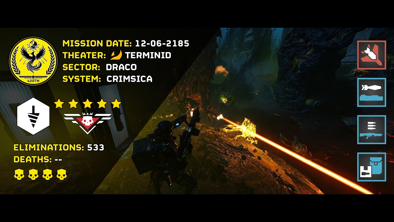[Helldivers Mission Log] 12.06.2185 - Terminid - Crimsica [420th - Liberators Unit]