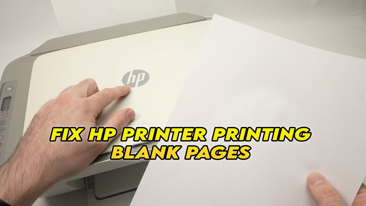 How to Fix Any HP Printer Printing Blank Pages