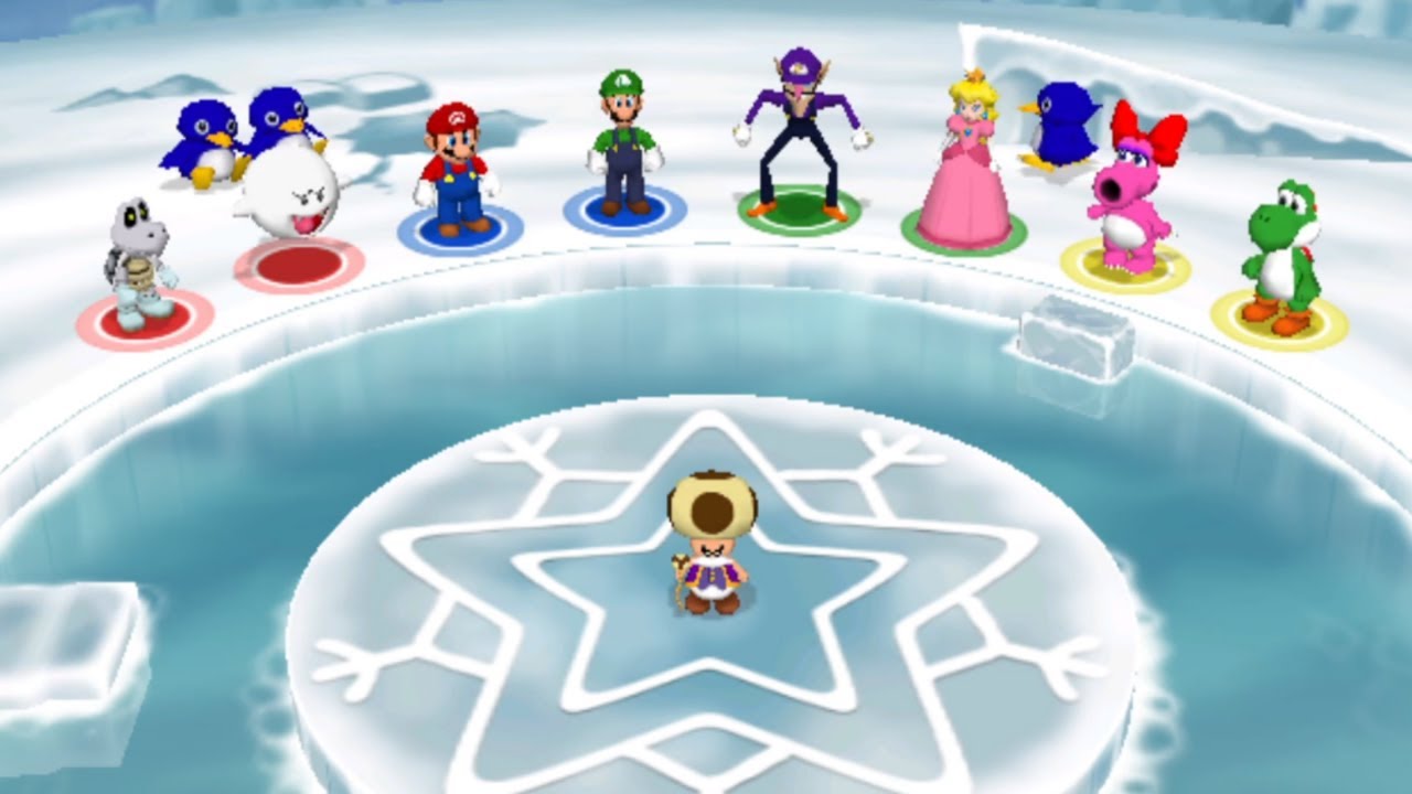 Mario Party 7 - Deluxe Cruise - 8-Player Battle Royal (Ice Battle)