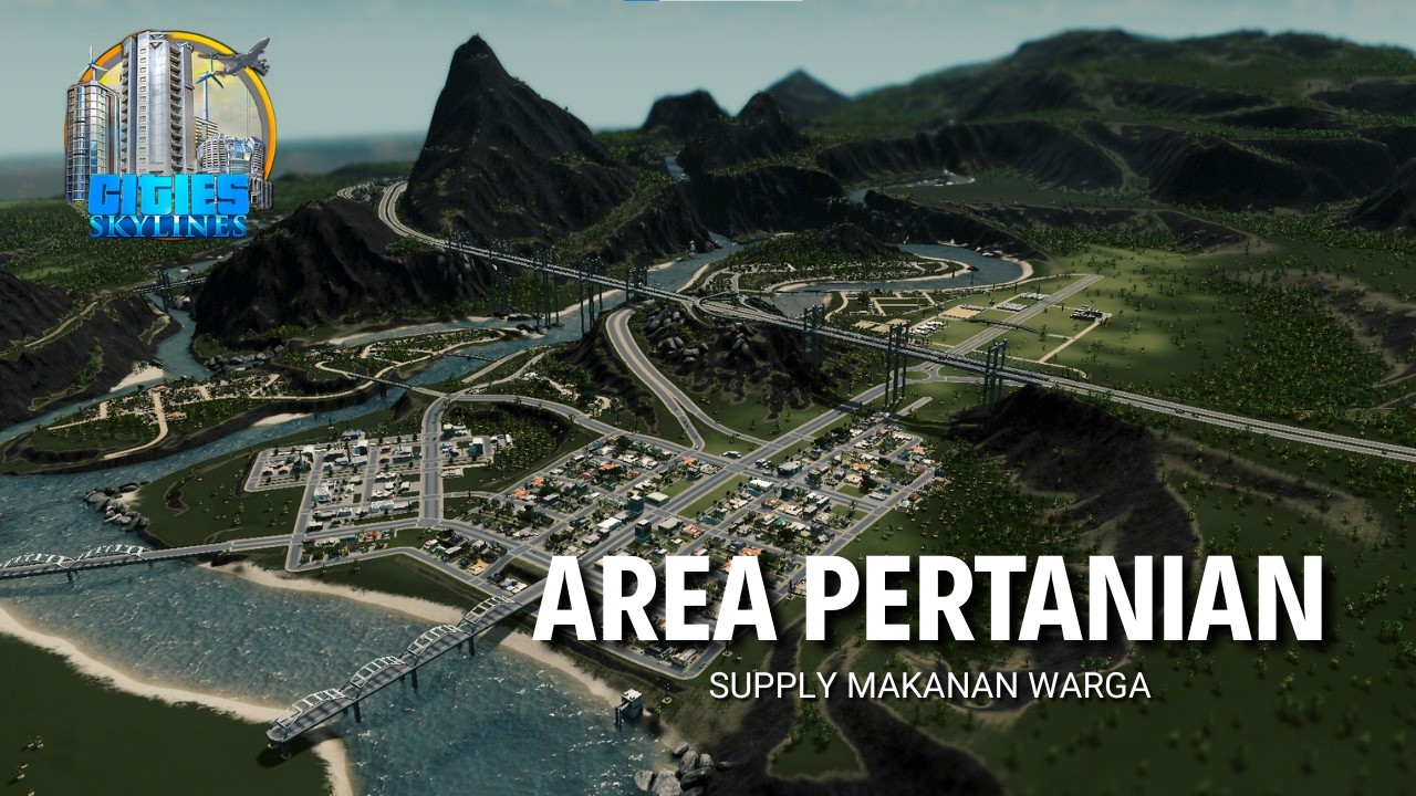 LIVE 🔴Membentuk area perkebunan | Season 3 Ep 3 #citiesskylinesindonesia