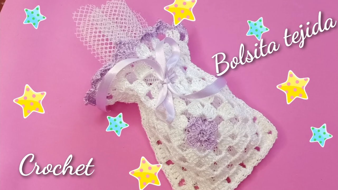 Bolsita Tejida a crochet | Recuerdos