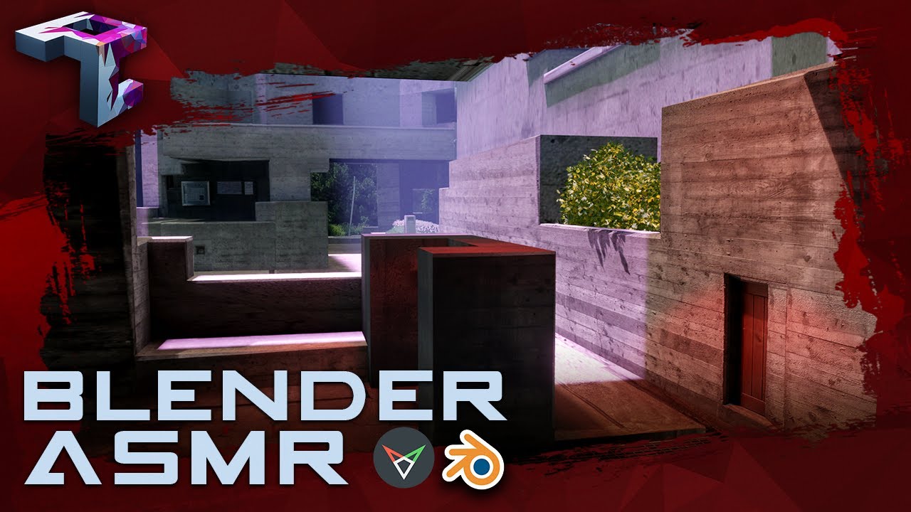 POLYCOSM | Blender Tutorial ASMR (Soft Spoken) | Modelling An Environment Based On a Photo (ft. Spy)