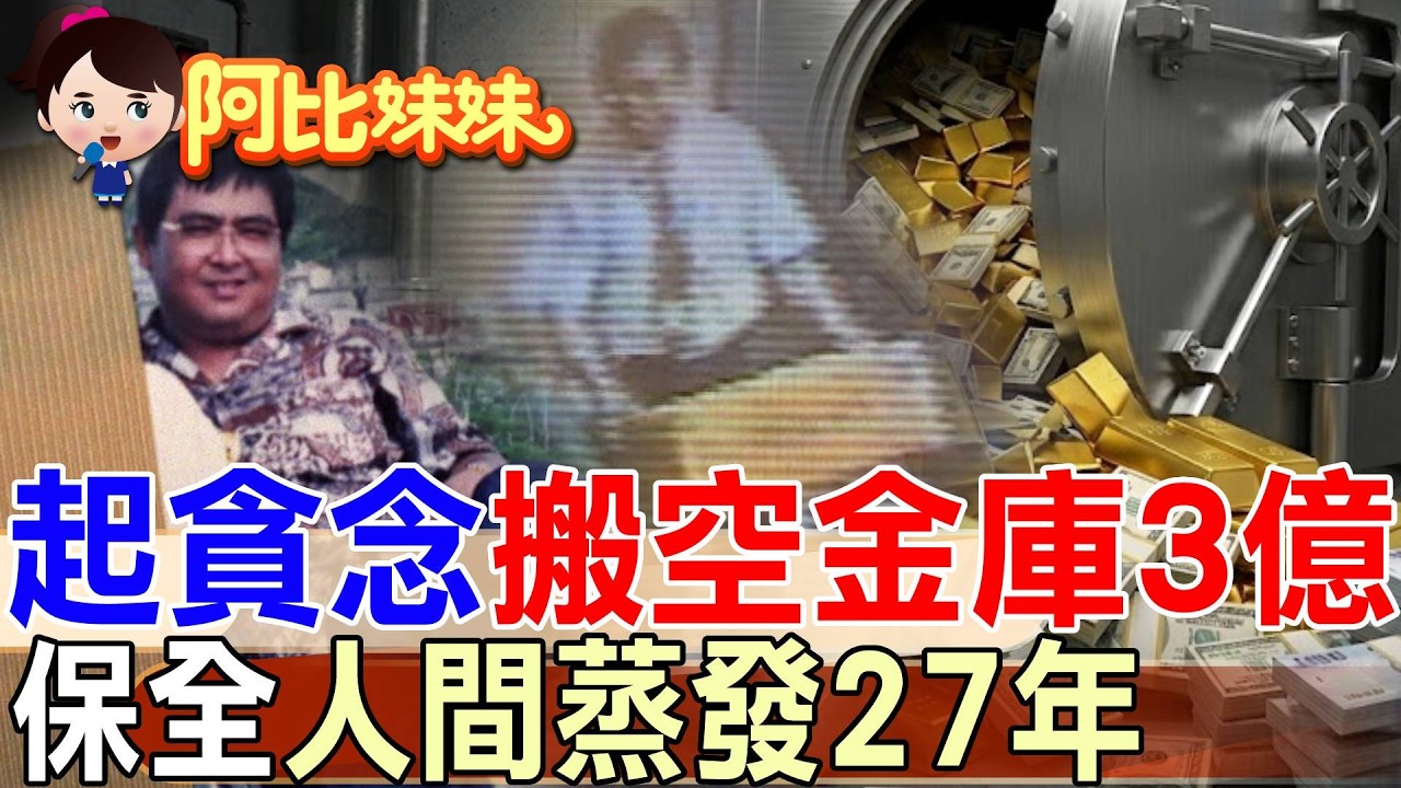 保全偷走3億金庫！223公斤黃金消失…主嫌竟人間蒸發27年？【#阿比妹妹 359】 ‪‪‪‪@台灣大搜索CtiCSI