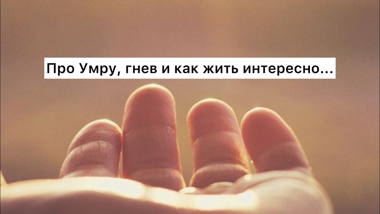 Про Умру, гнев и как жить интересно... (Табиғат Қаутай)
