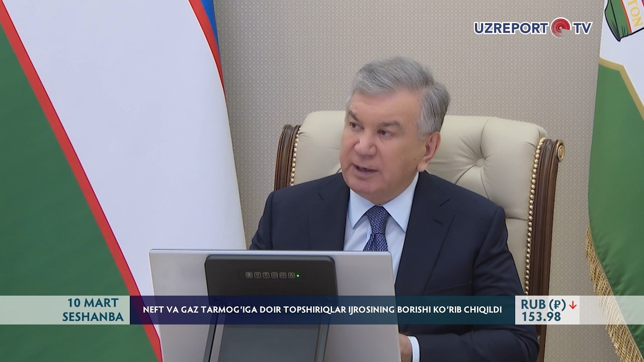 Neft va gaz tarmog‘iga doir topshiriqlar ijrosining borishi ko‘rib chiqildi