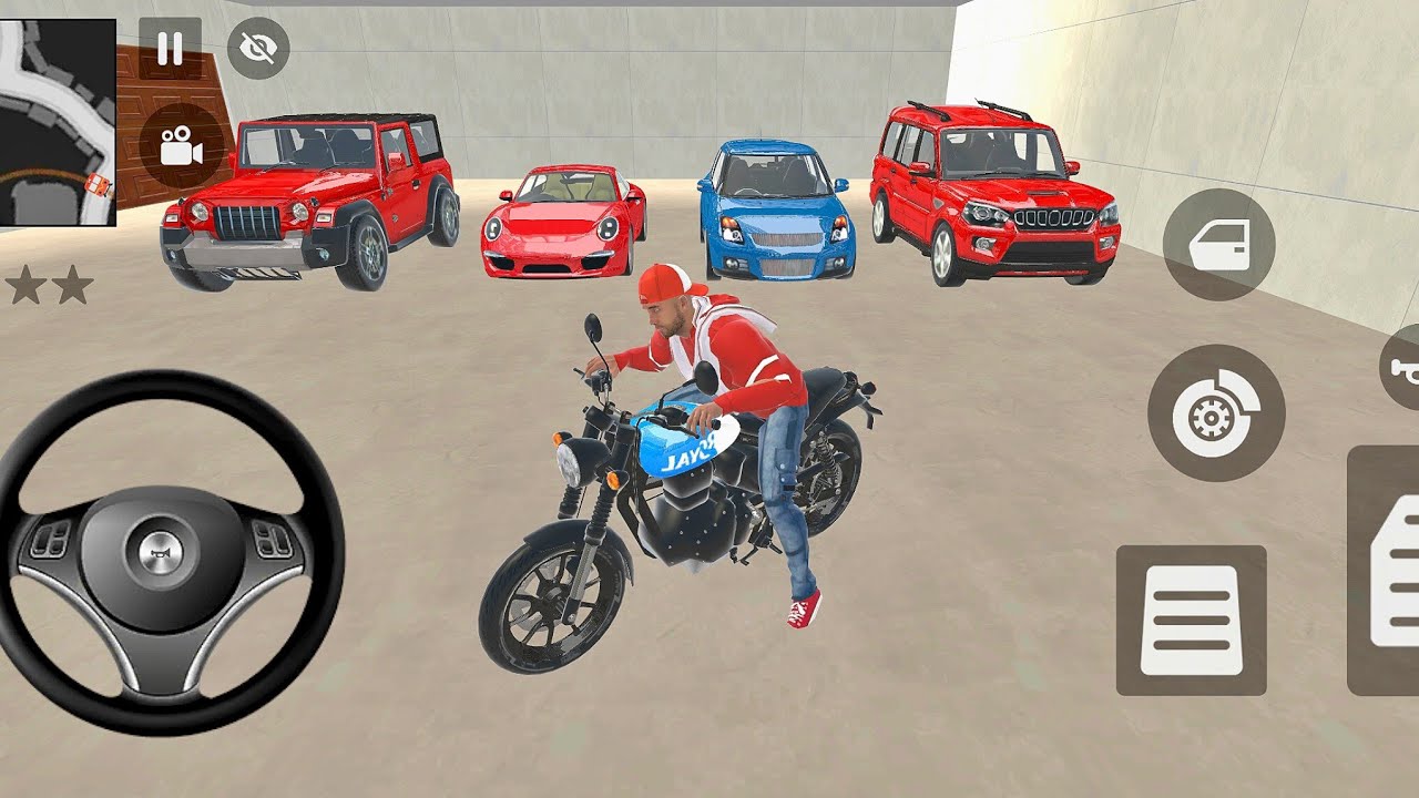 ❤️🫶🏻 Franklin parked new vehicles in the garage at home 🏠🤩 indian theft auto simulator 🥰 game video