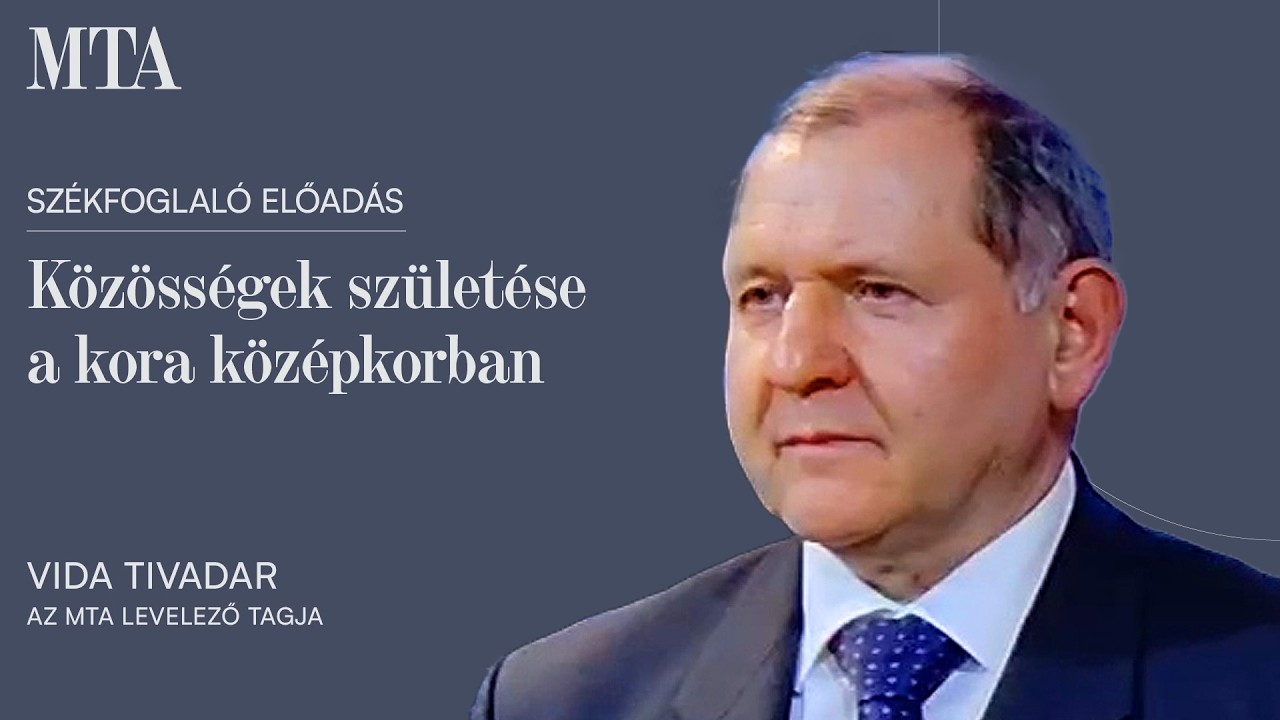 Vida Tivadar székfoglaló előadása (2026.03.05.)