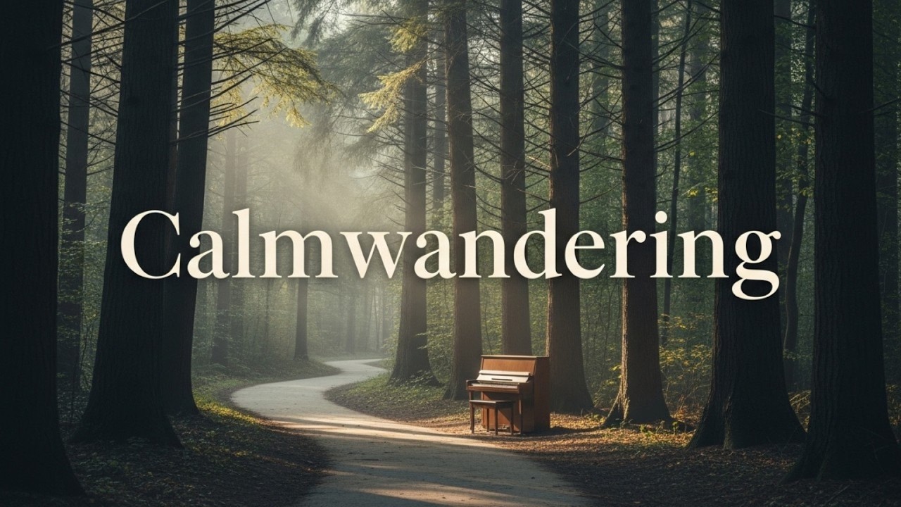 1 Hour  Calm Piano for Gentle Focus & Emotional Ease – Calmwandering