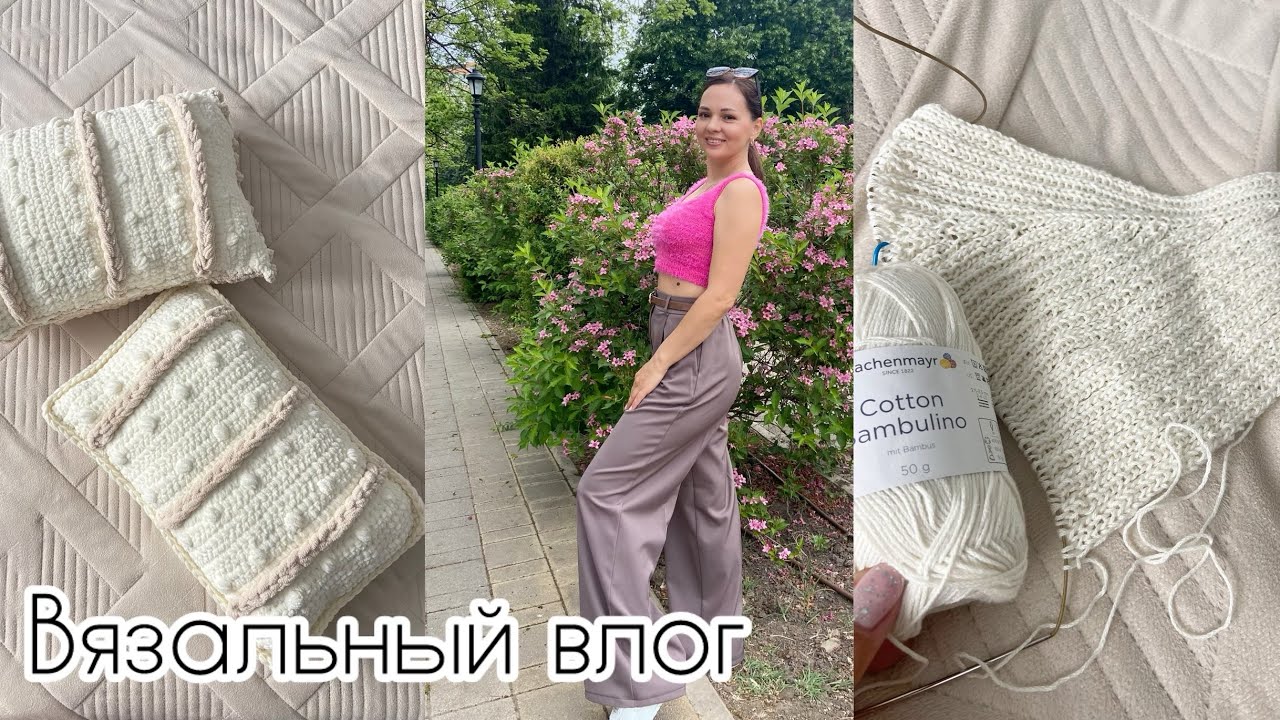 Вяжу топ резинкой. Мои спицы. Описания или из головы?
