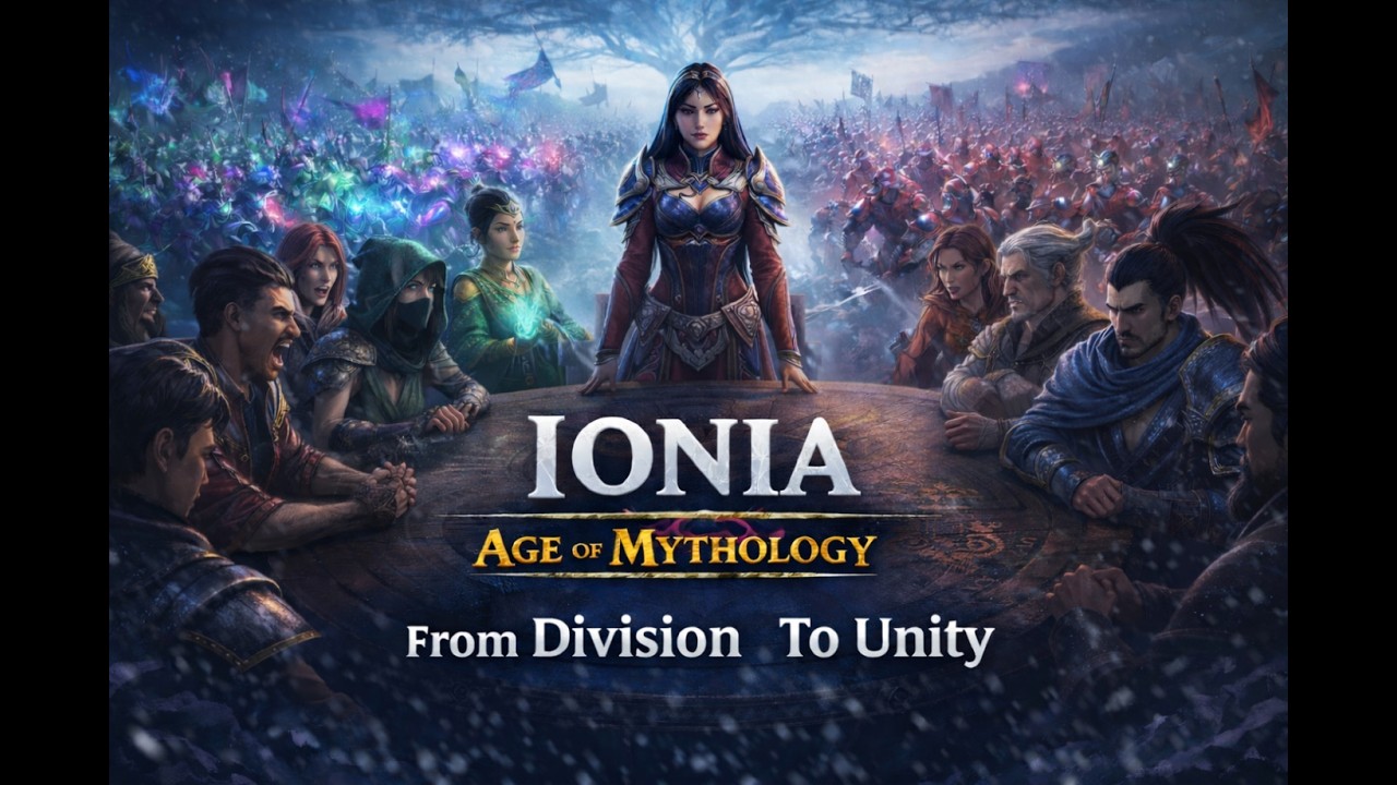История Ионии — фанатская адаптация League of Legends (геймплей AoM)