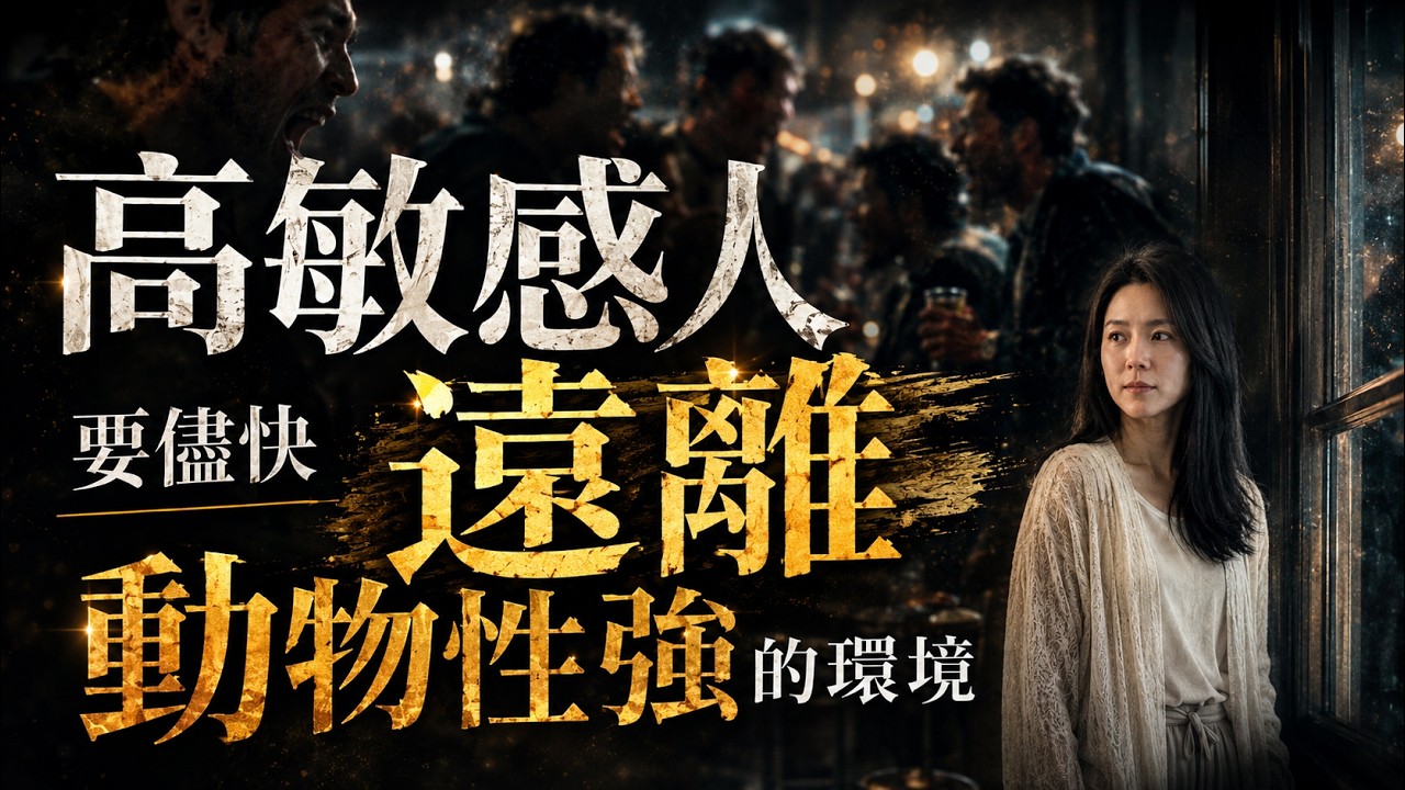 高敏感人如何以最快速度遠離動物性強的環境  | 人生教練安然  #lifecoach