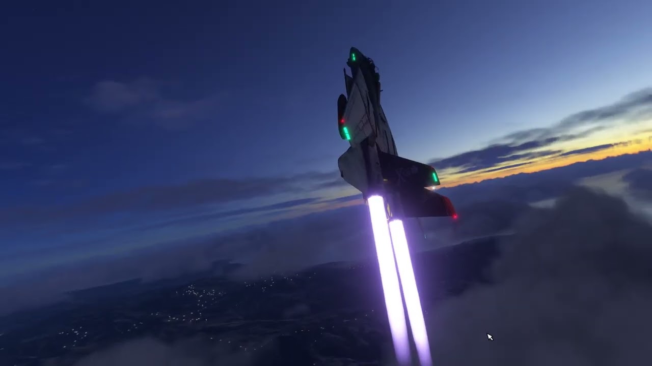 MSFS 2024 VR DLSS 4.5 Performance Mode Testing F-14