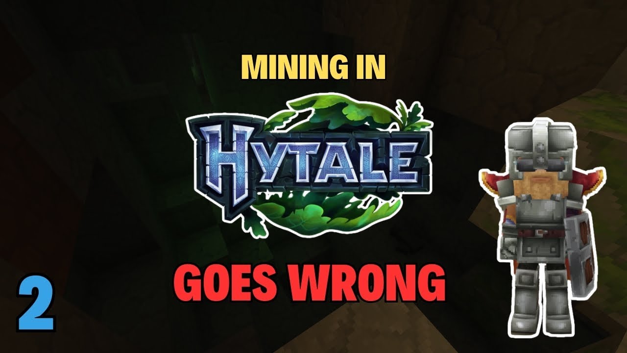 Mining in The Caves! (Goes WRONG) | Hytale (Ep.2)