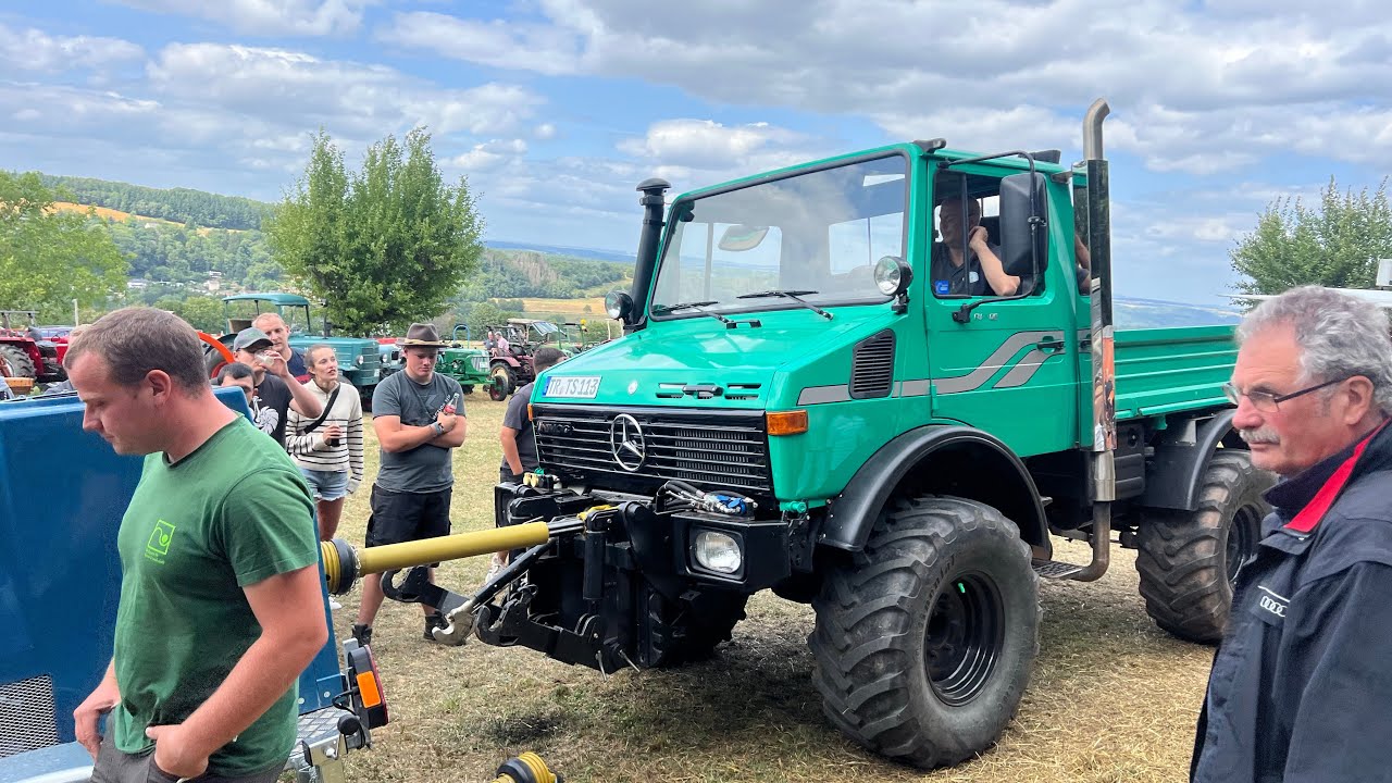 Mercedes Benz Unimog U1000 mit Om 366la Zapfwellenbremse Zapfwellenleistungsprüfstand