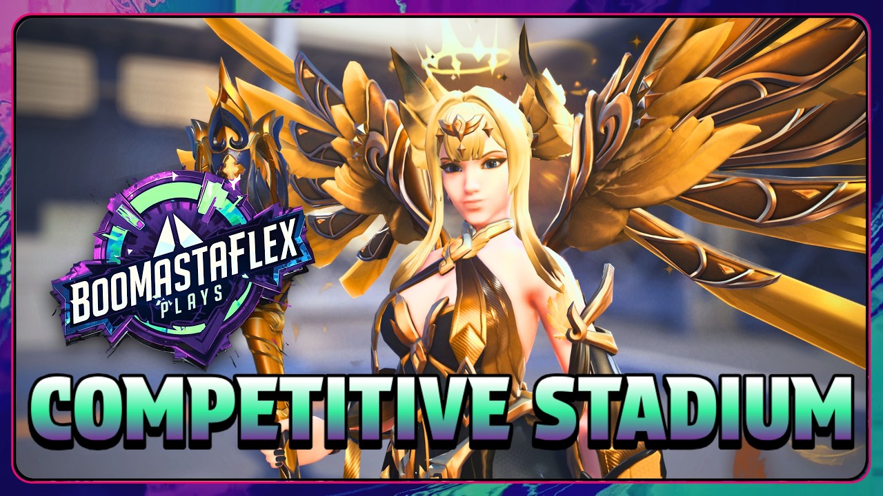 Mercy in Competitive Stadium | 4 to 1 | Overwatch