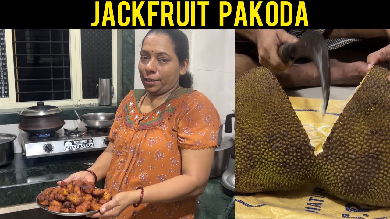 Mom made Jackfruit Pakoda | Urudha Pelakai | Pelakai Garige