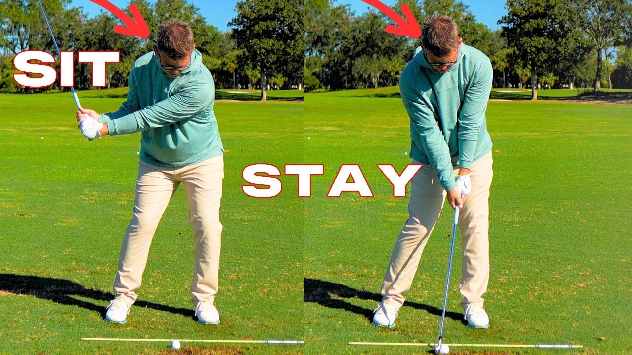 Sit Down and Stay Down in the Downswing
