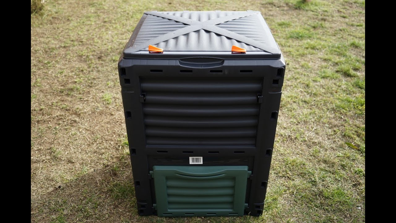 PARKSIDE - contenitore per compostaggio - apertura e montaggio