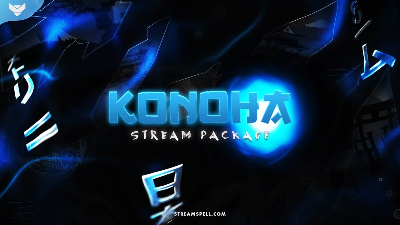 StreamSpell | Konoha Stream Package │ Twitch Overlays for OBS Studio, Streamlabs