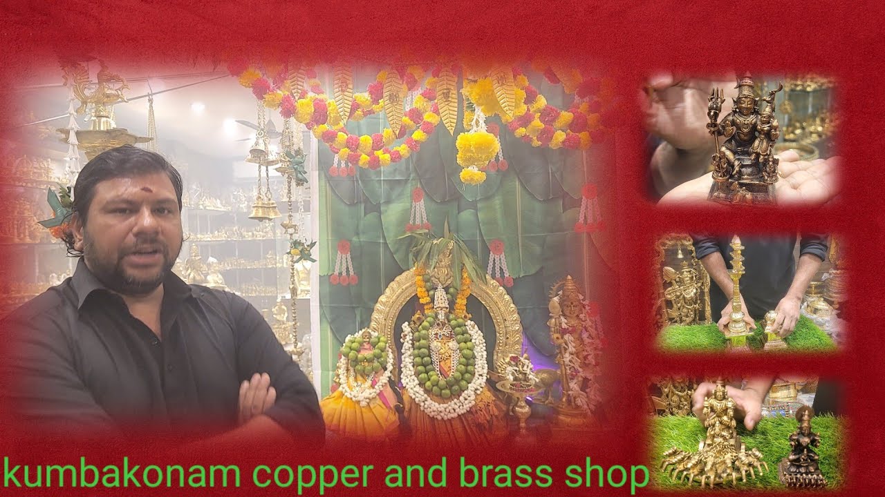 కొత్త గా వచ్చిన ద్వజ స్థంభం మరియు సరికొత్త కలెక్షన్స్@kumbakonam copper and brass shop vijayawada.