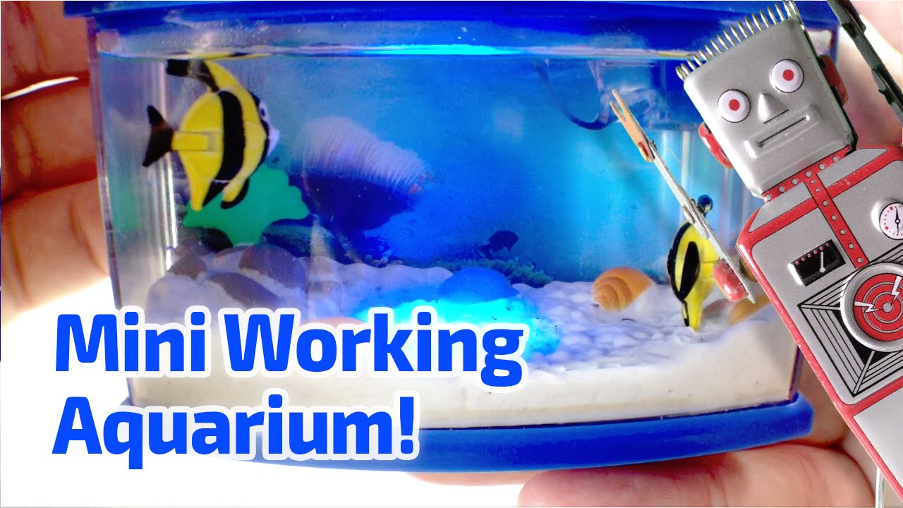 circa 2004 Working MINIATURE AQUARIUM by Micro Tanks