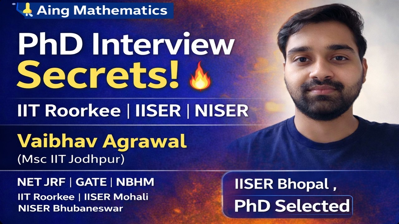 From Interview Fear to 4 Selections | PhD Interview Experience | Vaibhav Agrawal
