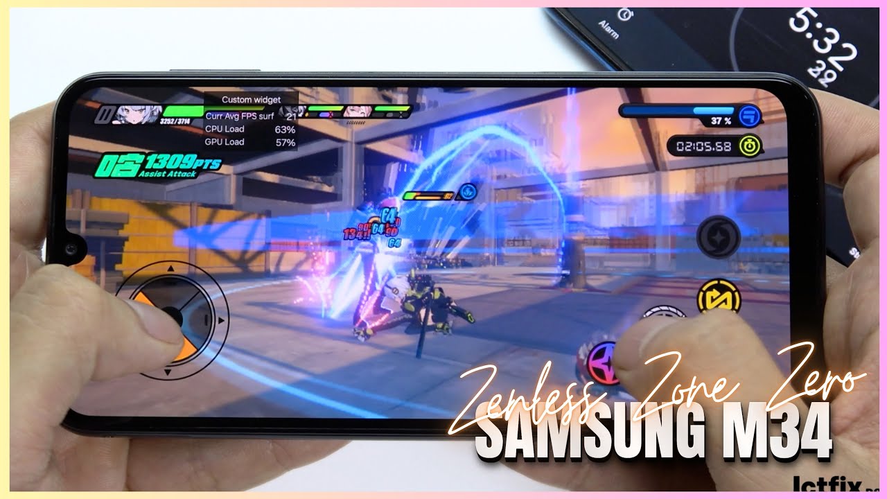 Samsung Galaxy M34 Zenless Zone Zero Gaming test Update | Exynos 1280 ,120Hz Display