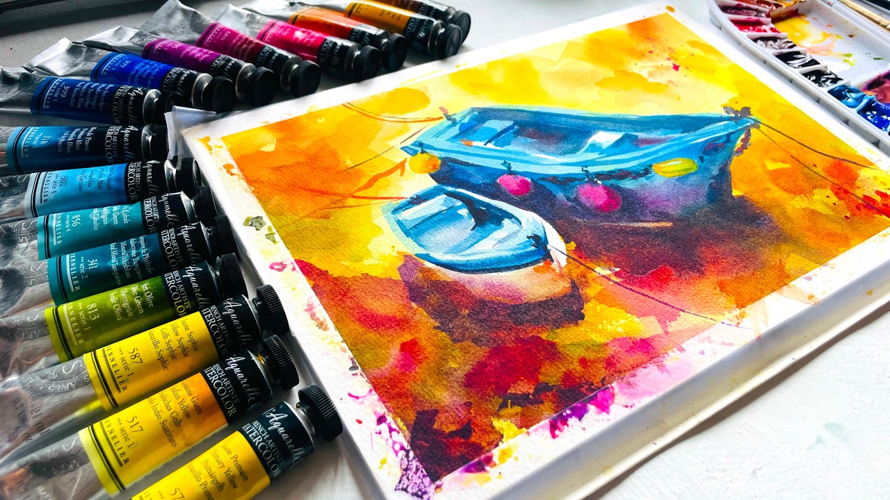 My Sennelier Watercolour Palette - Incredible Clearance Art Haul & Creating the perfect palette