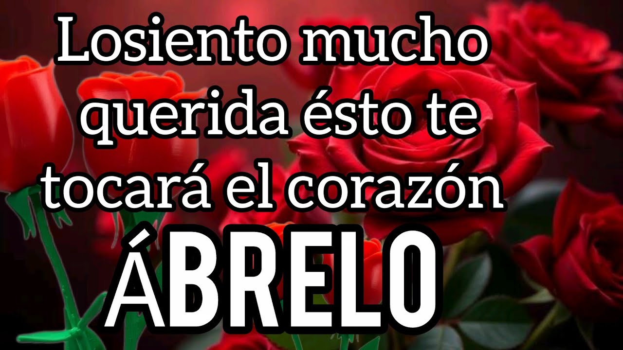 Losiento mucho querida Esto te tocará el corazón pero tenía que decirtelo Ábrelo bb
