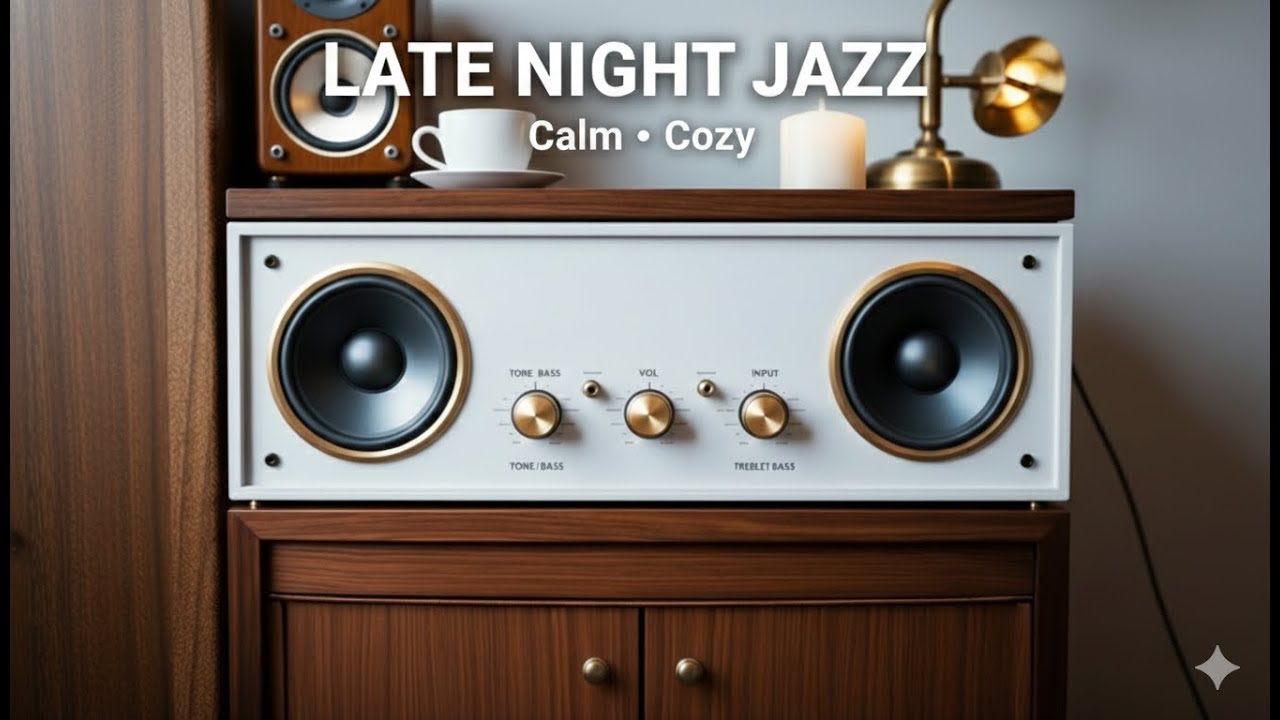 Calm Late Night Jazz Music with Instruments 🎷 Cozy Jazz to Relax, Focus & Unwind