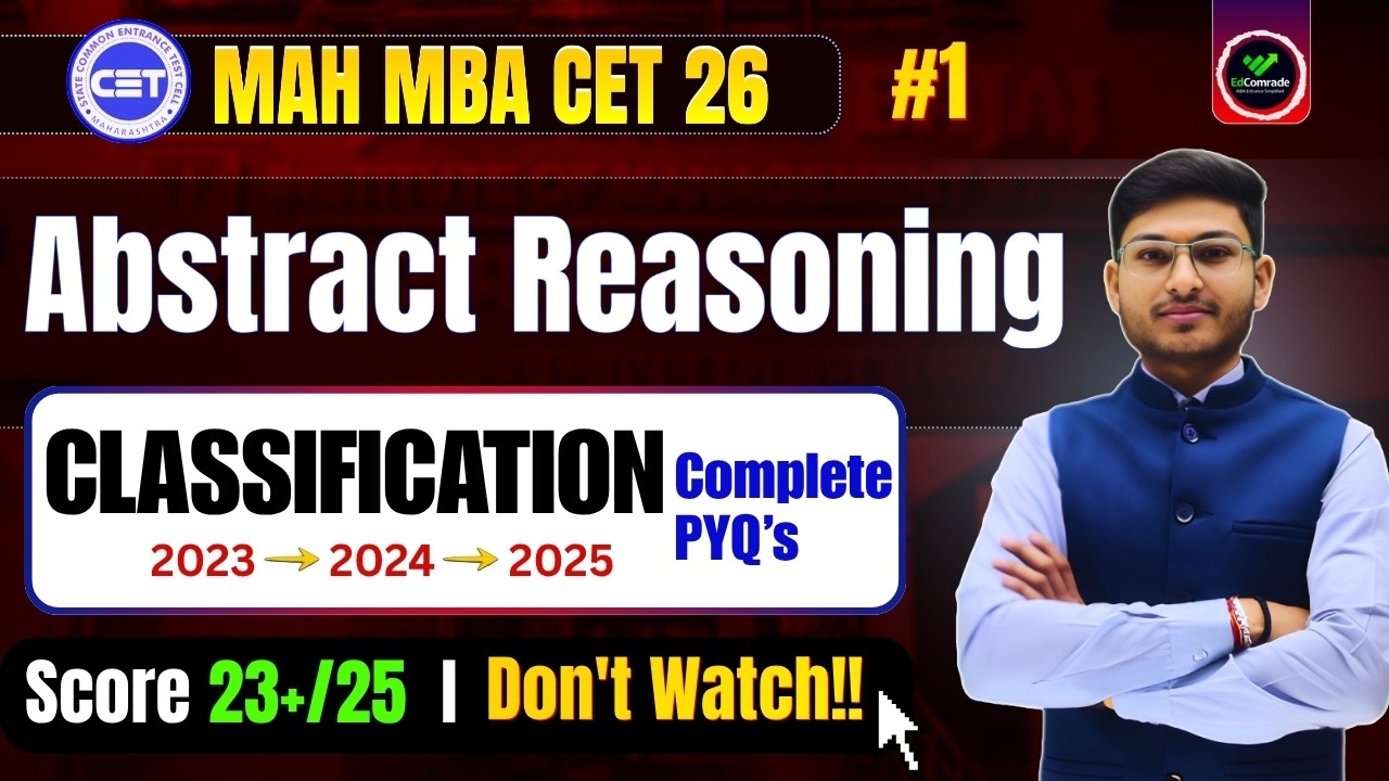 MAH MBA CET 2026 | ABSTRACT REASONING  | Day-1 | By Akash Sir